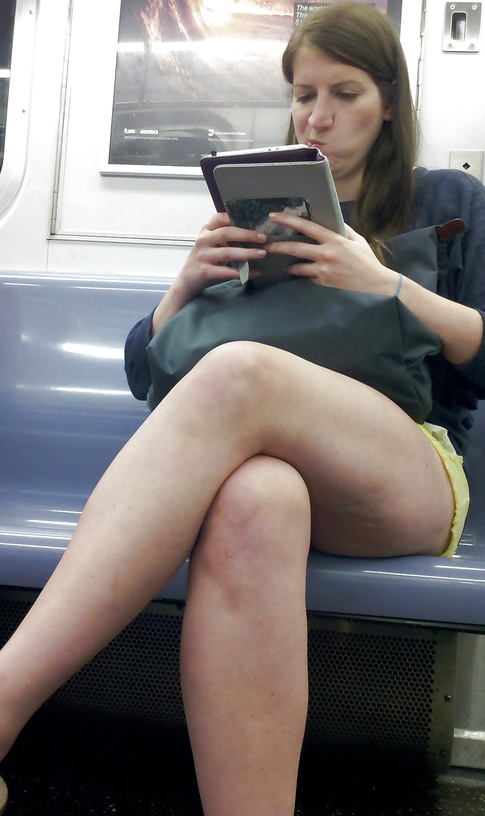 Sex New York Subway Girls Compilation 1 - Legs and Thighs image