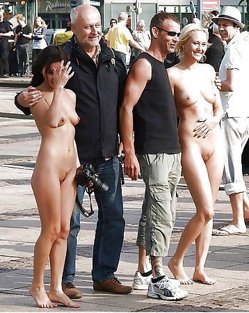 naked public Completely in