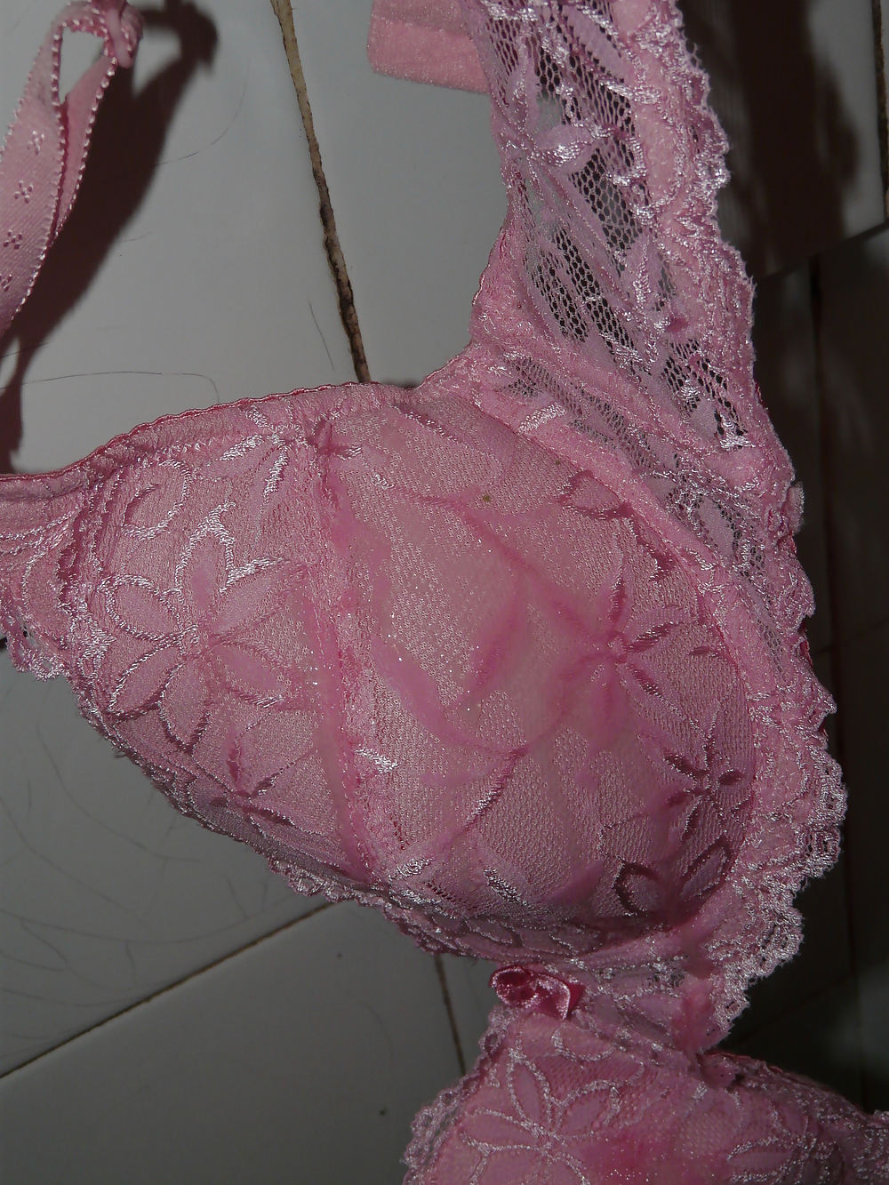 Sex My mom's pink bra. image