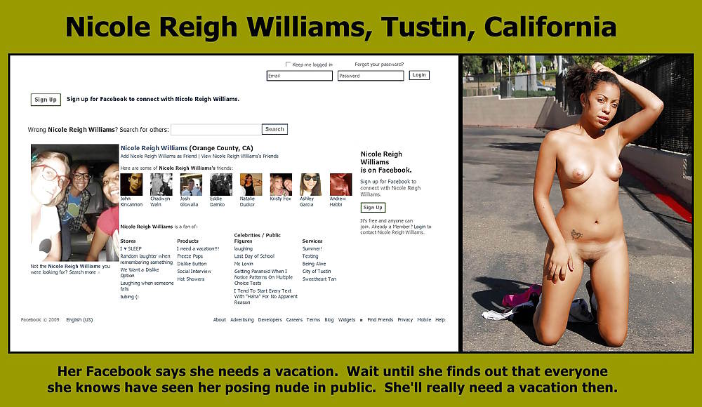 Sex Nicole Reigh Williams Goes Nude in Public image