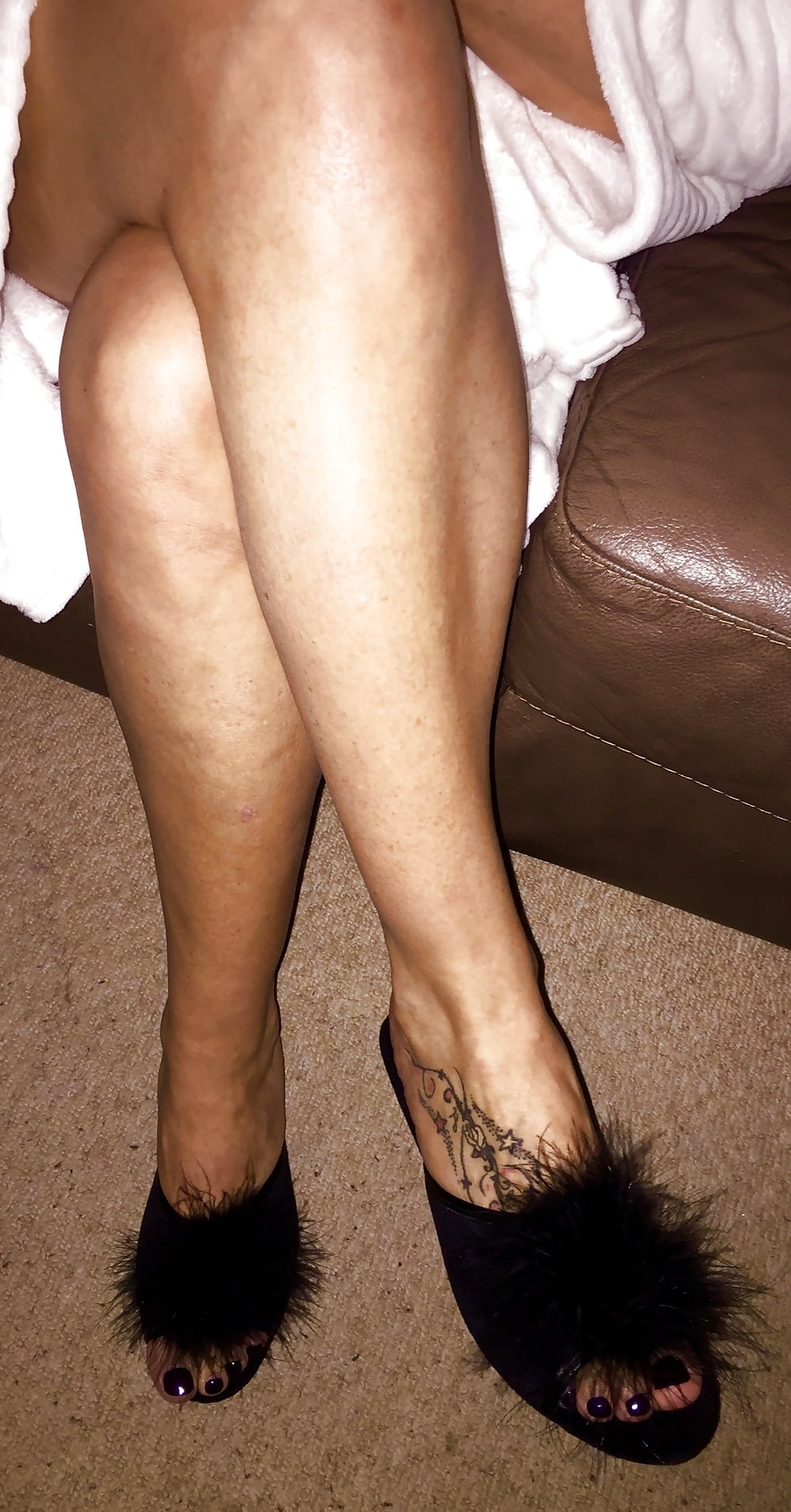 Sex Got me sum new fluffy slippers image