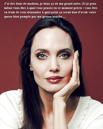Angelina Jolie Blowjob Captions - Angelina Jolie gangbang captions - 10 Pics | xHamster