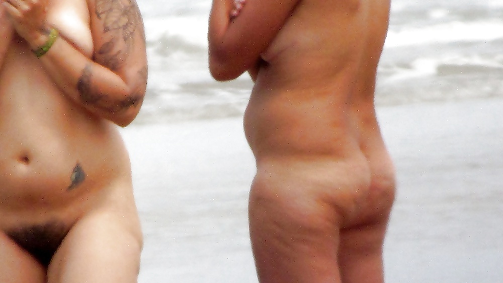 Sex Nude Girls on a Nudist Beach. image