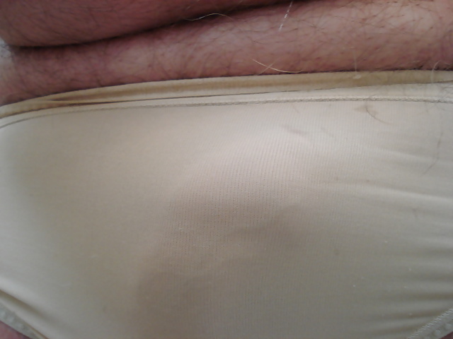 Sex My 72 year old cock in wife's panties. image