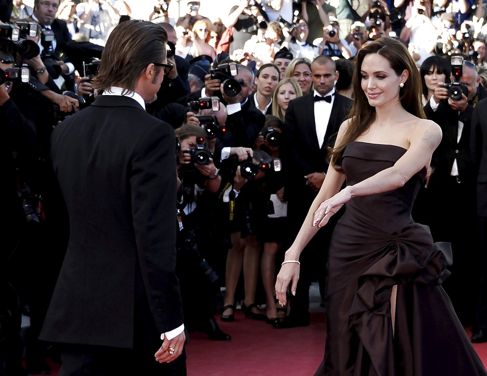 Sex Angelina Jolie Tree of Life screening in Cannes image