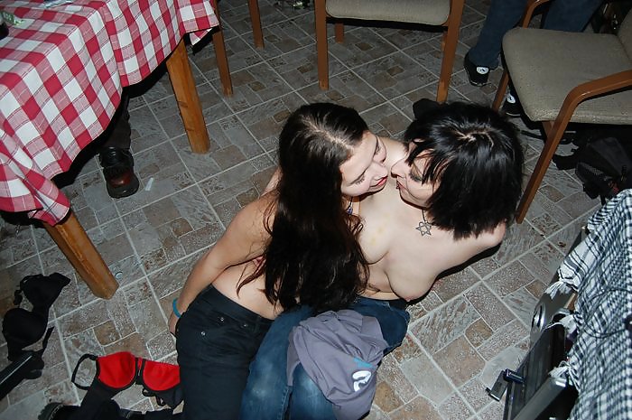 Sex Hot lesbian party image