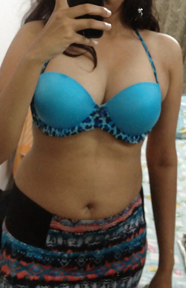 Sex More of my Indian Wife wearing bra and panty image