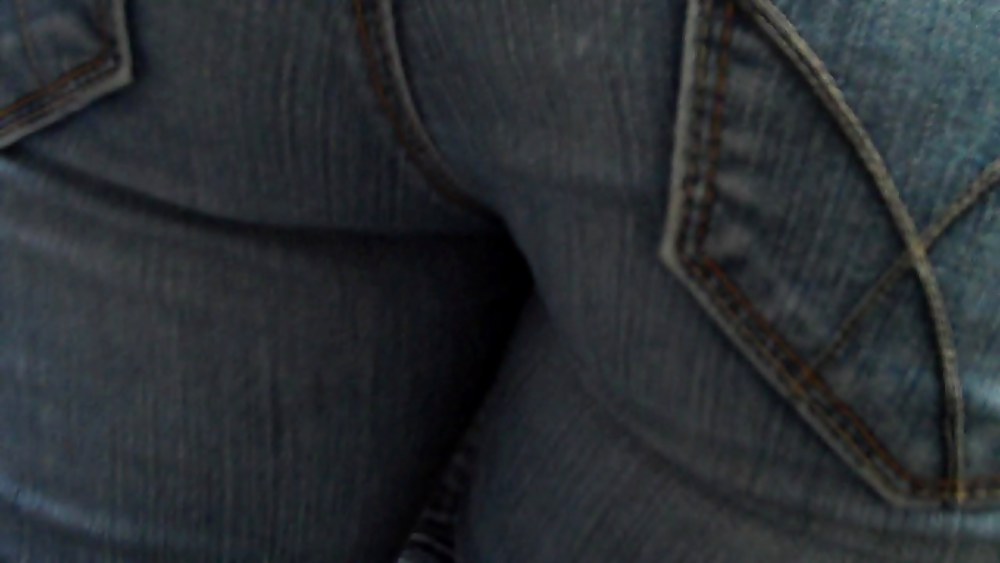 Sex Butts ass & rear ends in tight blue jeans image