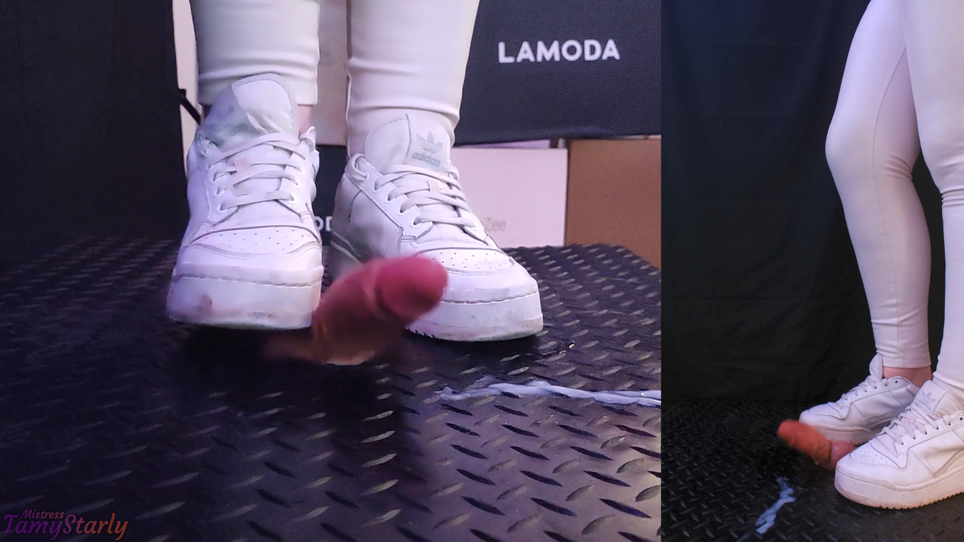 Shoes and Fishnets Footjobs, Shoejobs, CBT, Ballbusting