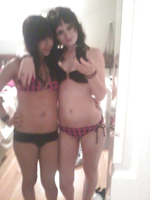 Sex Lesbian teens posing image