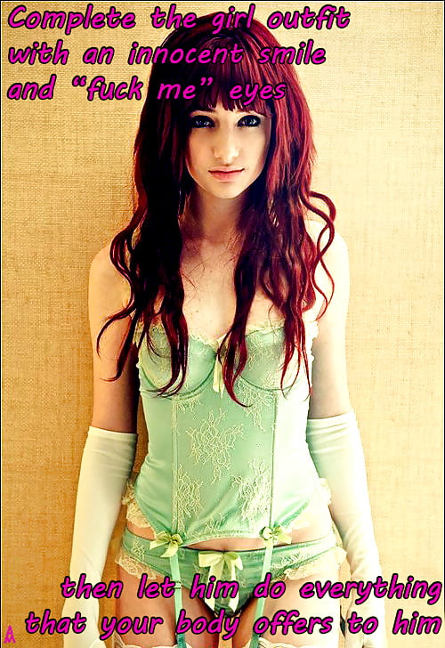 Sex Sissy & interracial Cuckold Captions 08 image