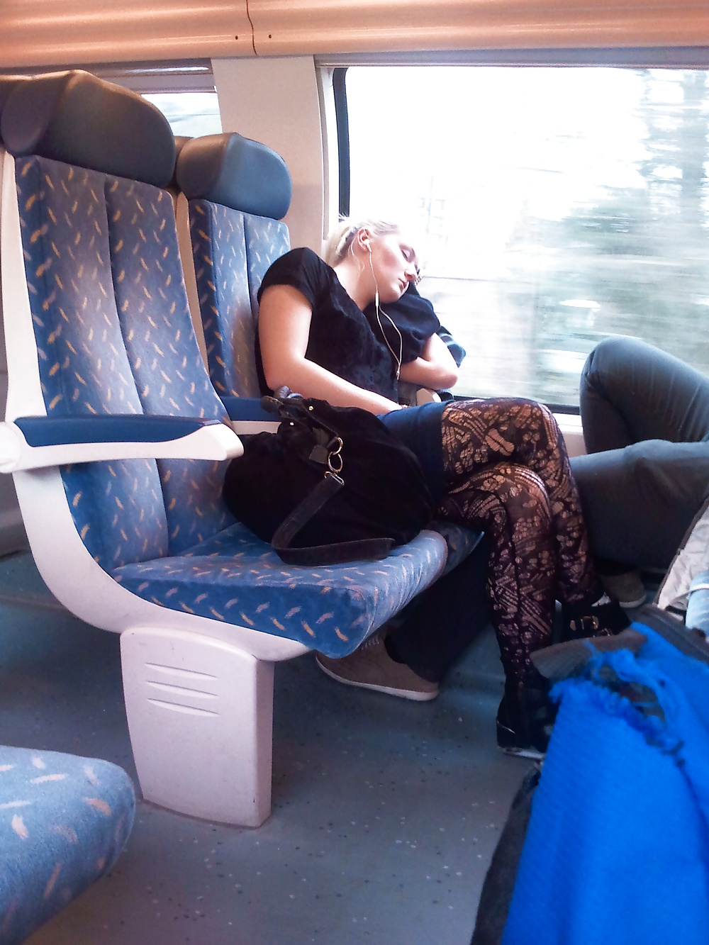 Sex nice girl in train image