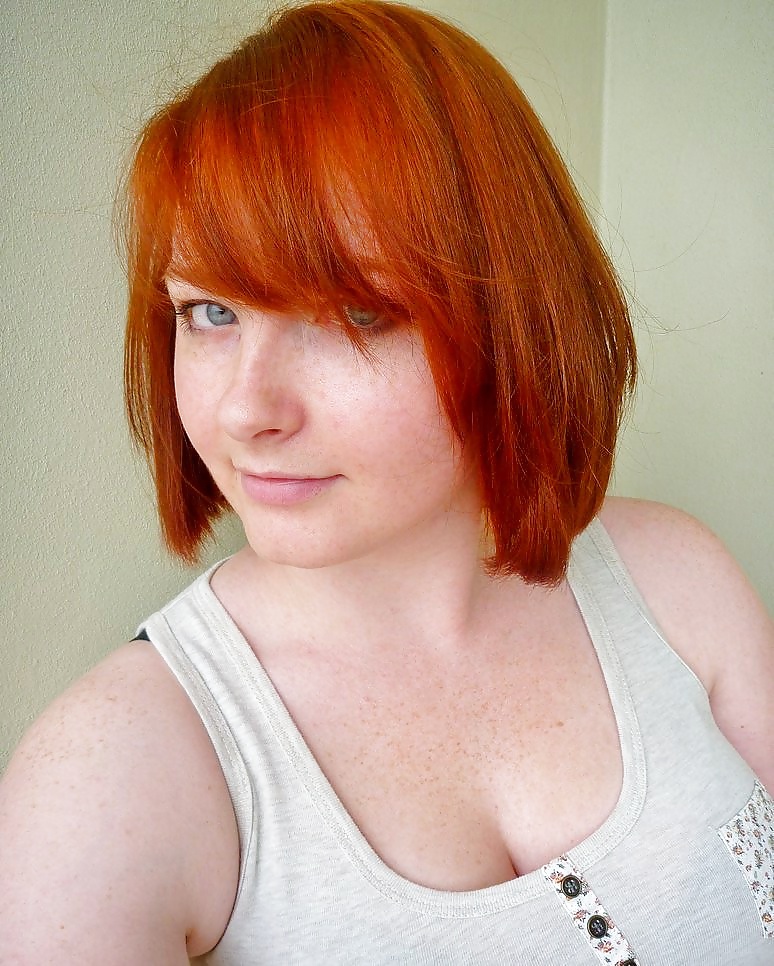 Sex Private Pics - Busty redhead Amateur Cutie image