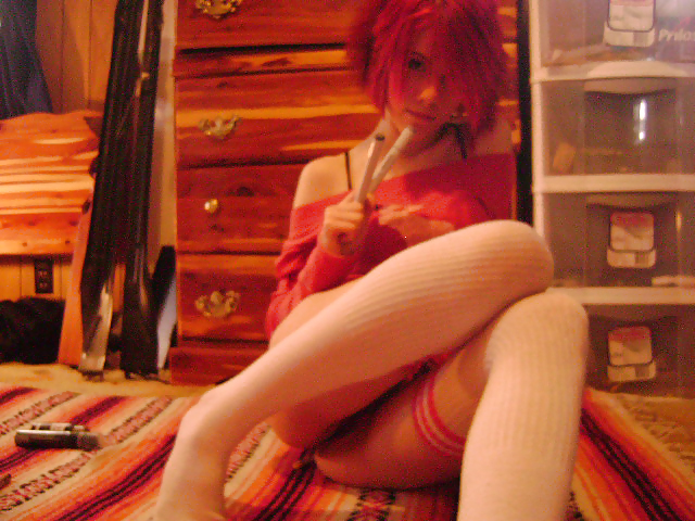 Sex Sexy Emo Redhead Teenchick image