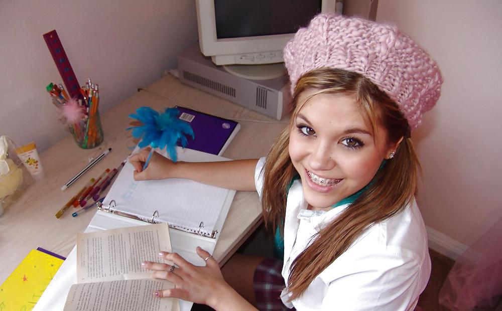 Sex Horny Topanga - Doing her homework image