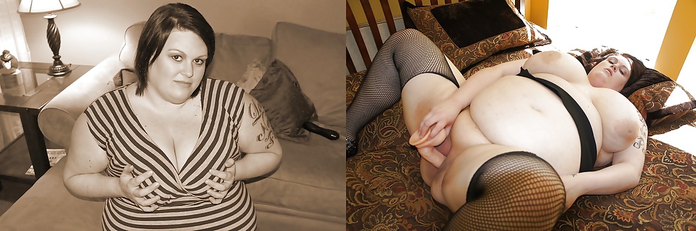 Sex big ladies, dressed and undressed image
