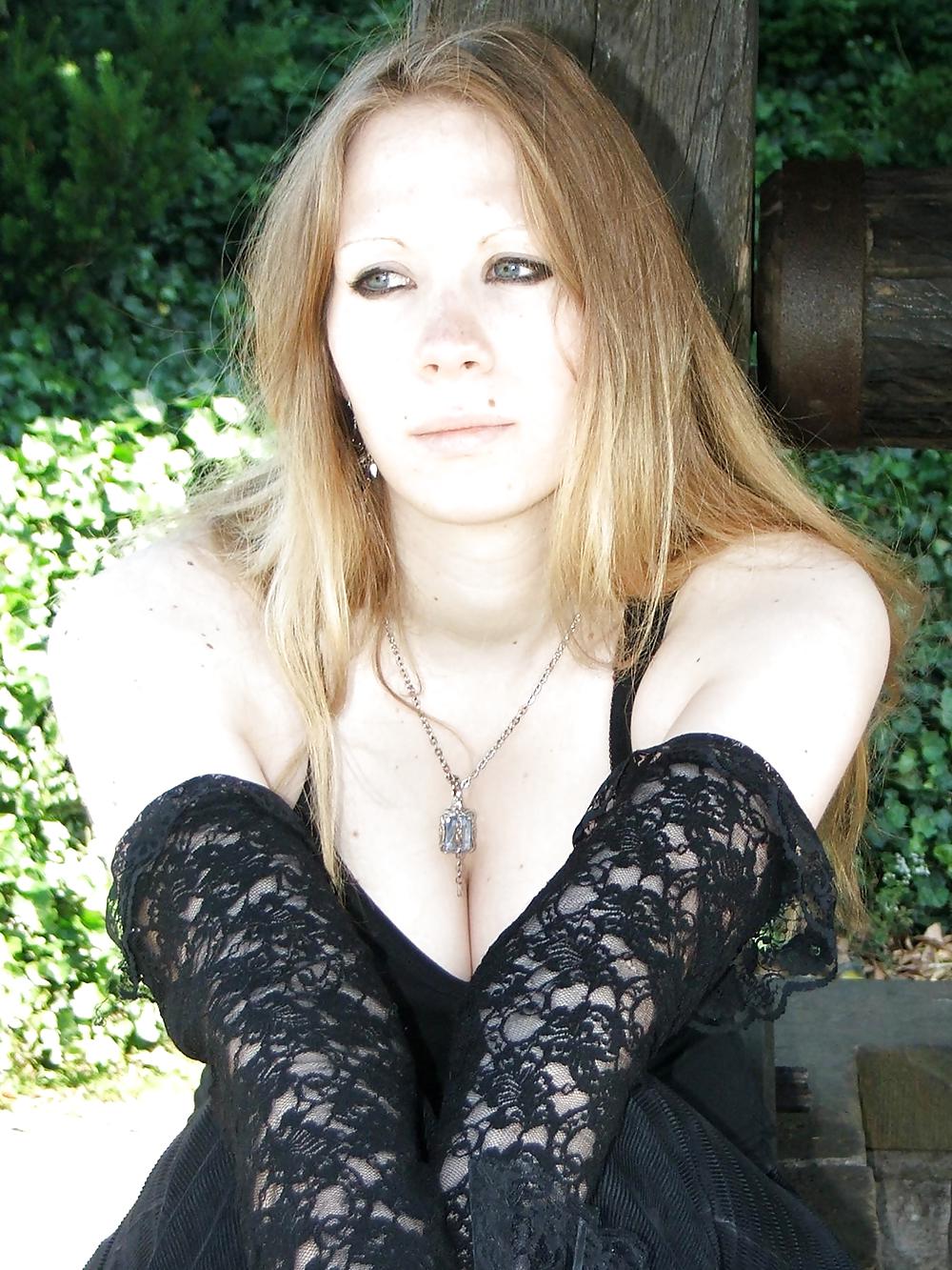 Sex Sexy Blonde German Gothic Teen image