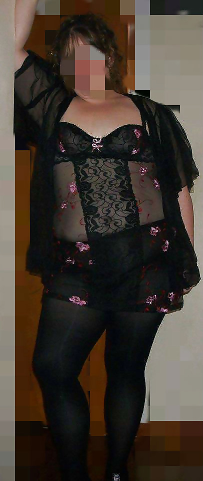 Sex lingerie black dress image