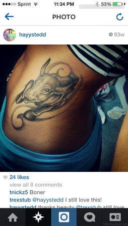 haley stedeford is always exposed         