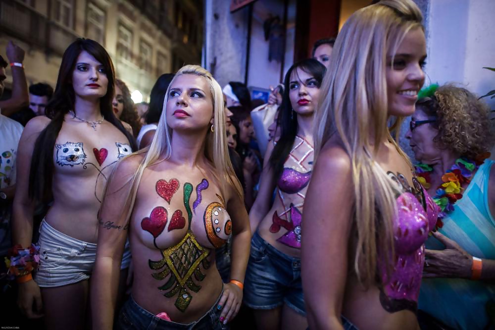 Sex brazilian boobs on carnival image