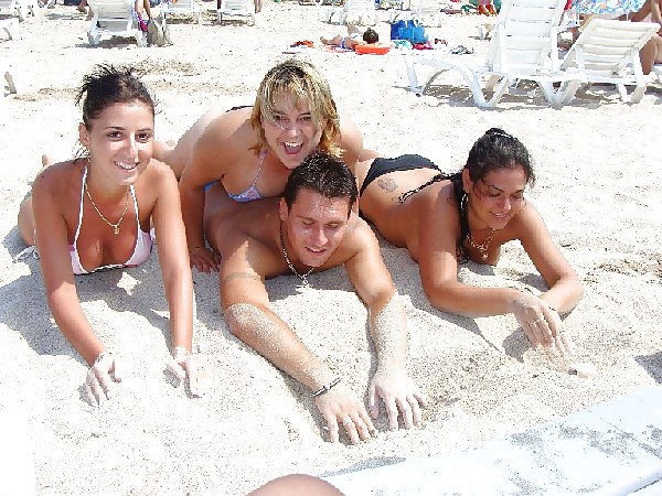 Sex Facebook friends on the beach to Tribute image