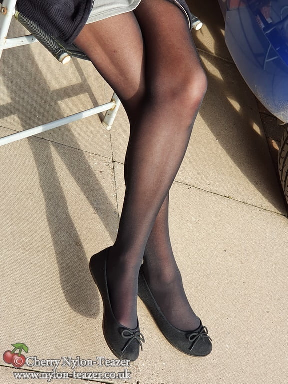 Teasing the Boss - Black Tights Edition - 37 Photos 