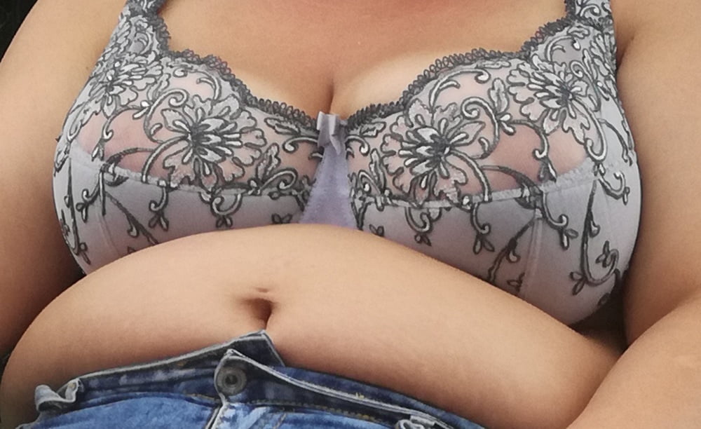 Sex wife big tits in sexy bra image