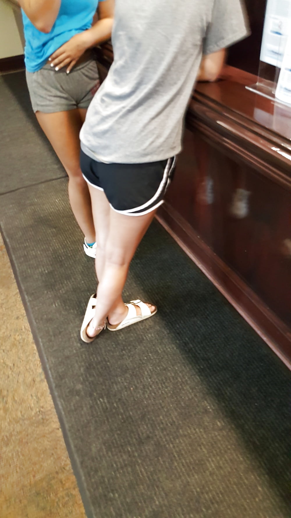 Sex Slut teen at the bank image