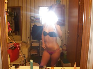 Sex blonde teen selfshot mirror image