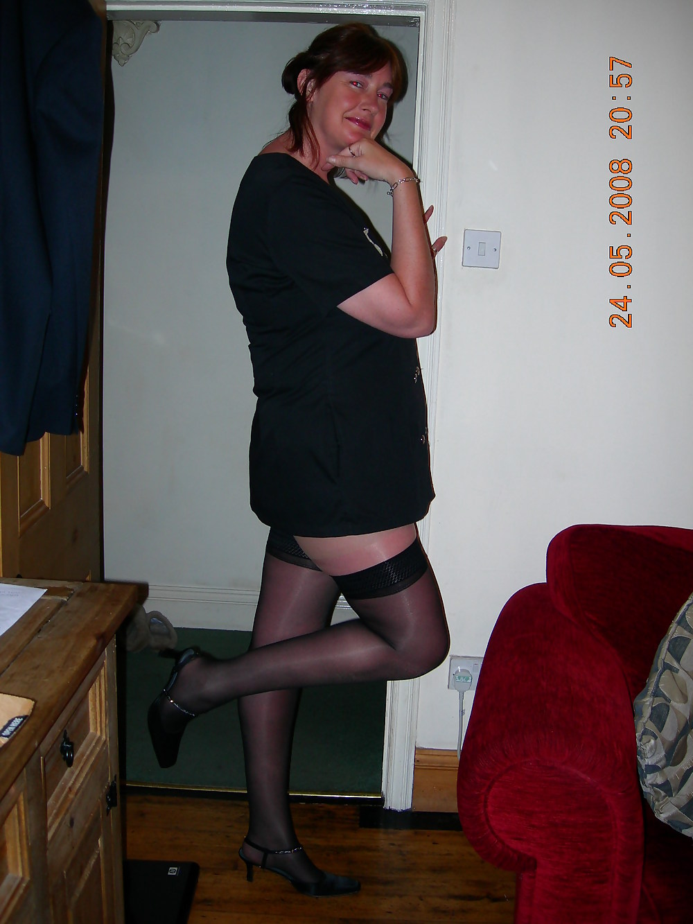 Sex gorgeous milf in stockings image