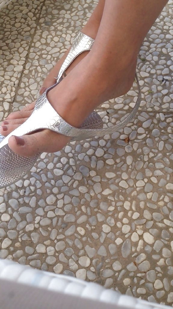 Sex Sister in law with my wife's sandals image