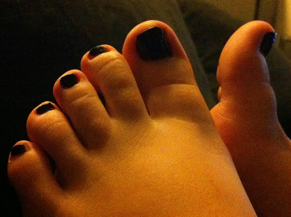 Sex black toes! image