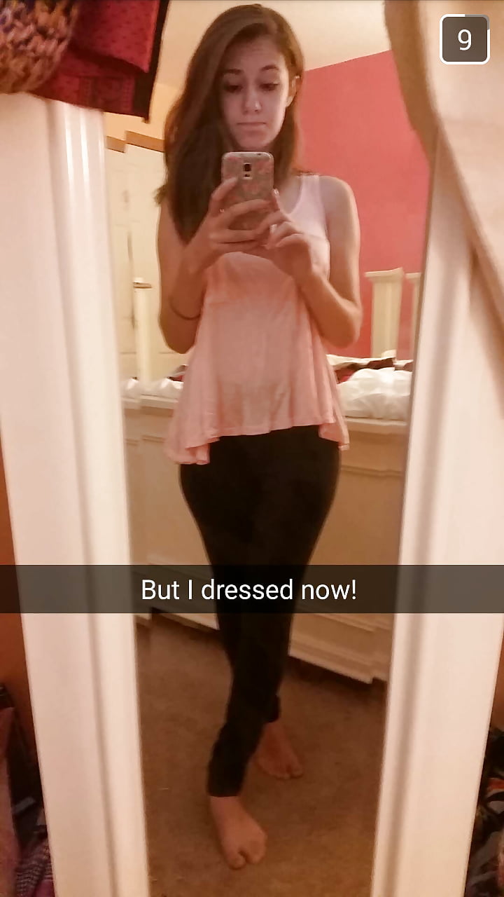 Sex cute teen strips snapchat leather image