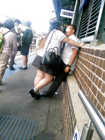 plump school girl and boyfriend