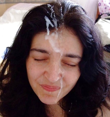 Cum on face and hair