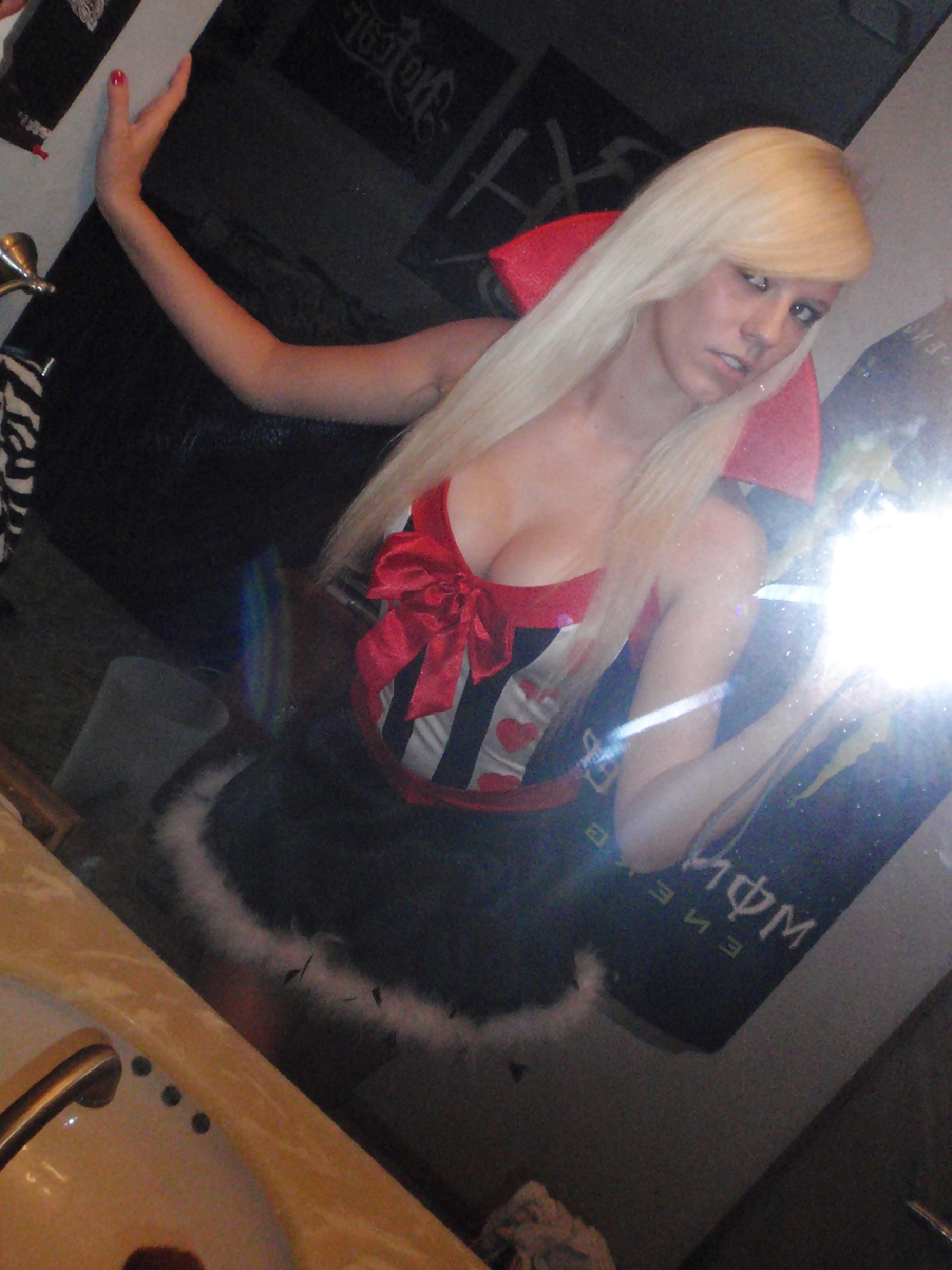 Sex blondy selfshot image