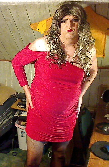 Sex new red dress image