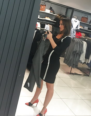 Lovely young mall MILF
