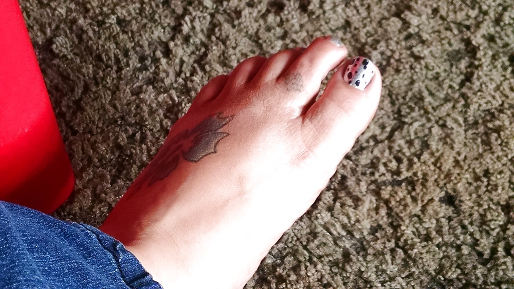 Sex Wifes Barefoot Painted Toes More Pictures Coming Soon image