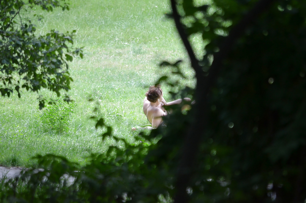 Sex Sunbathing in the park image