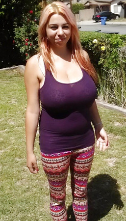 Hispanic Girl With Huge Boobs