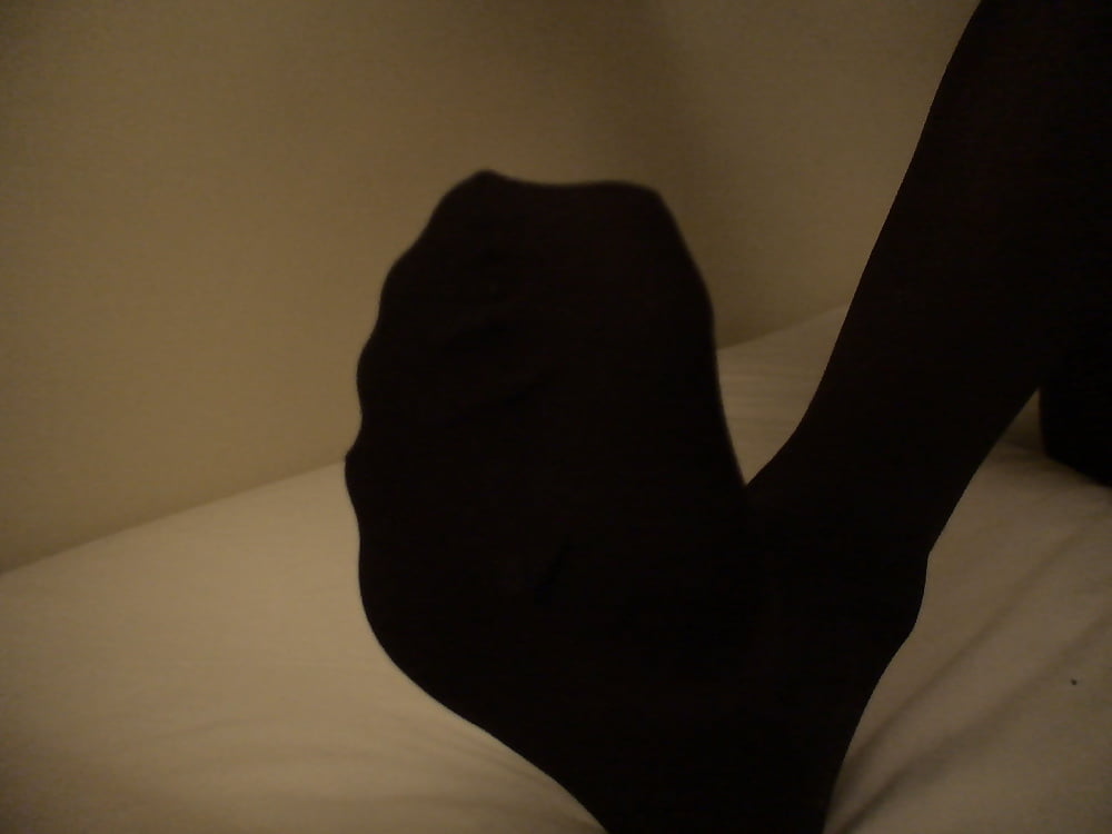 Sex Black opaque tights image