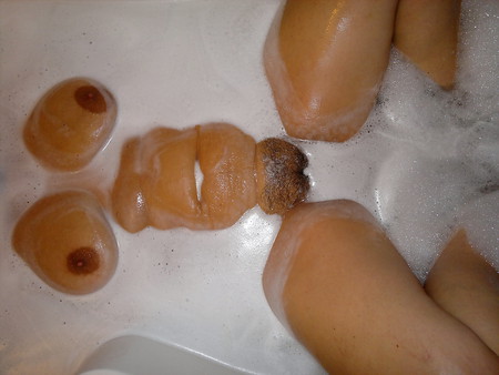 my wife in bath