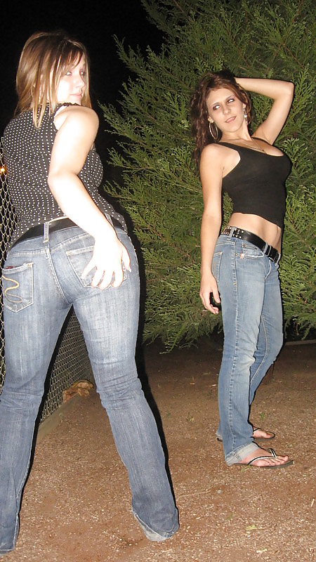 Sex horny girls in jeans XXV image