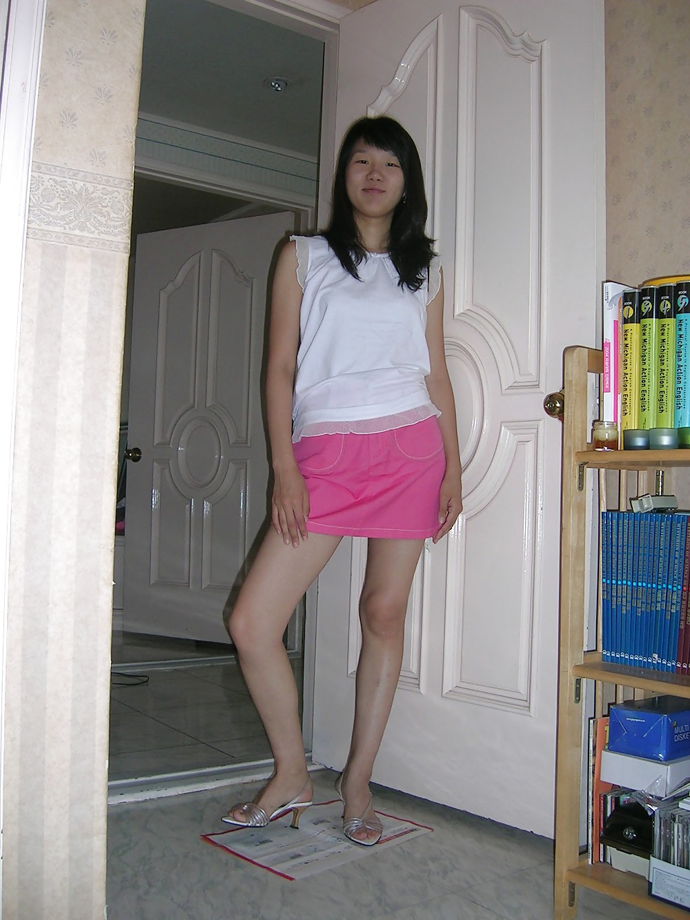 Sex Korean college girl at home image