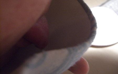 Licking and cumming on my cousin's bra and panties.
