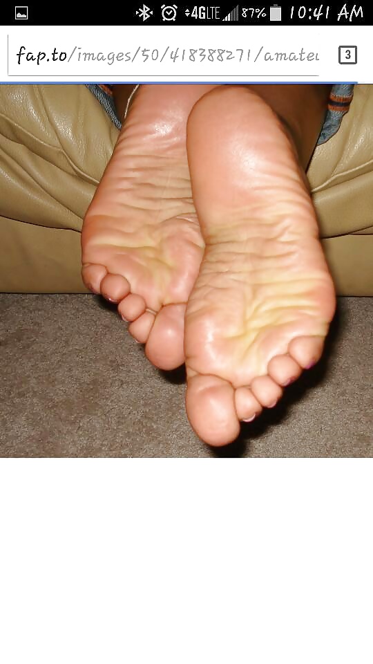 Sex CUM ON WRINKLED SOLES PARADISE!!! image