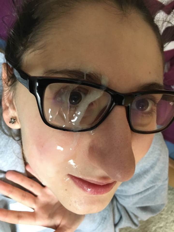 Wifes and gfs with glasses facials - 42 Photos 