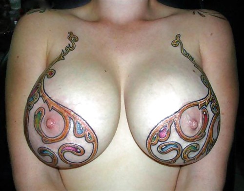 Sex breast tattoos image