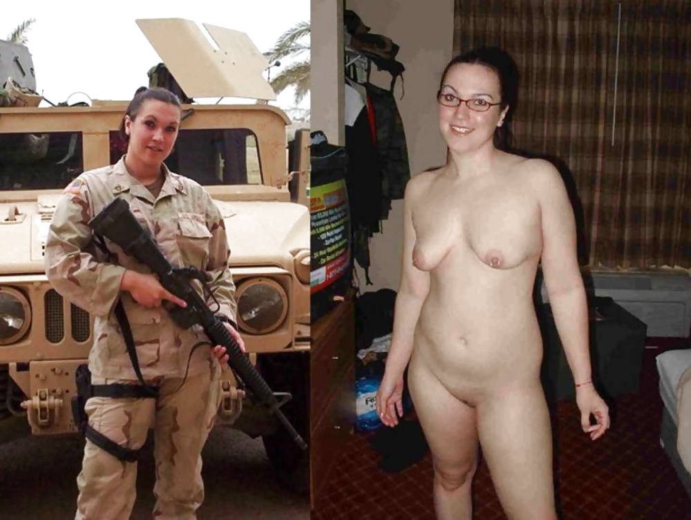 With and without clothes, military edition 19 pics. with and without clothe...